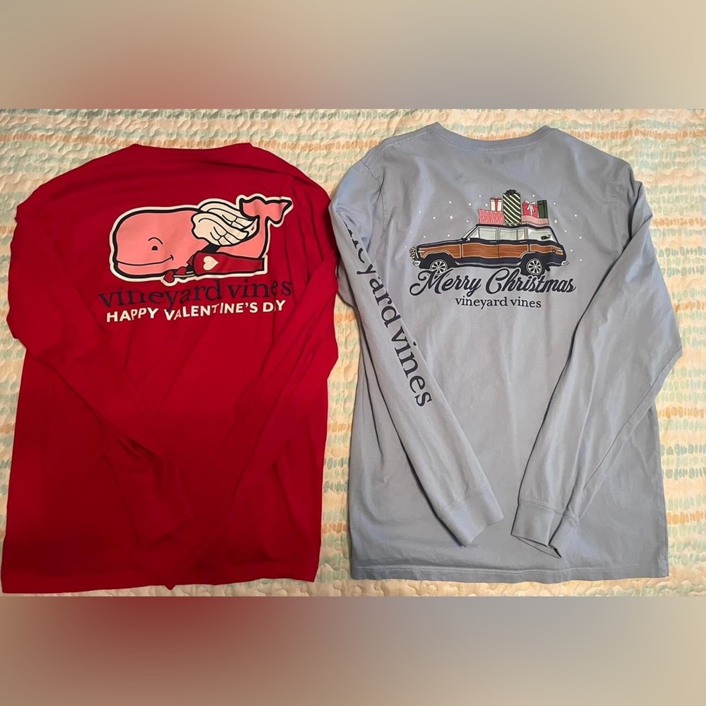 Vineyard Vines Men’s S lot of 2 long sleeve tees